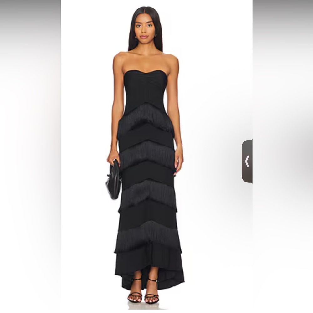 Hera fringe maxi dress